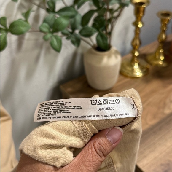 Free People Beach NWT Size Medium Tan Carta Tee Shirt Midi Dress Comfort Boho - Picture 4 of 8